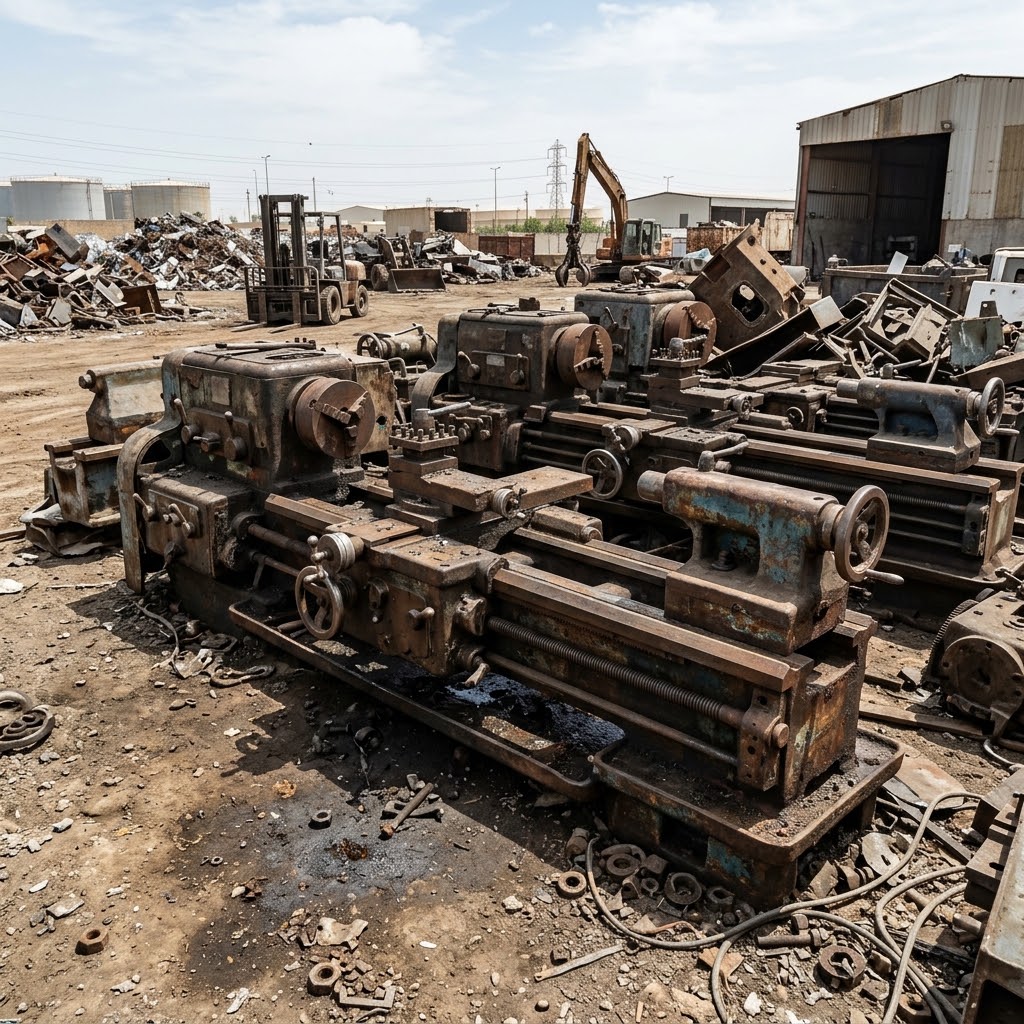 heavy industrial machinery scrap